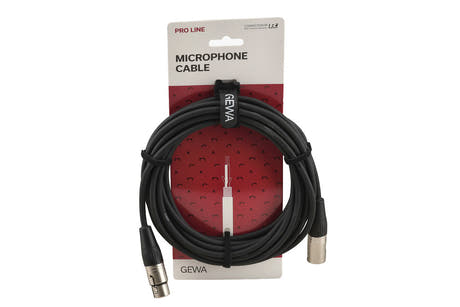 GEWA Pro Line mikrofonkabel 6 m, XLR-hunn til XLR-hann