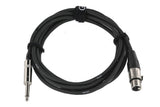 GEWA Pro Line mikrofonkabel 3 m, XLR-hunn til mono-jack