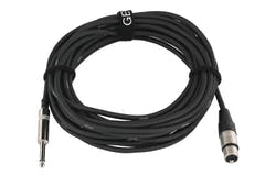 GEWA Pro Line mikrofonkabel 9 m, XLR-hunn til mono-jack