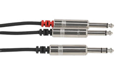 GEWA Pro Line insert-kabel 1,5 m, stereo-jack til 2 x mono-jack