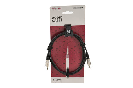 GEWA Pro Line minijackkabel 1,5 m, 3,5 mm stereo