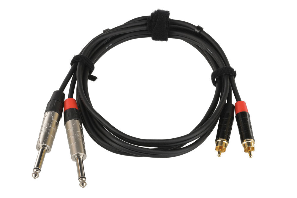 GEWA Pro Line dobbelkabel 1,5 m, 2 x jack til 2 x cinch