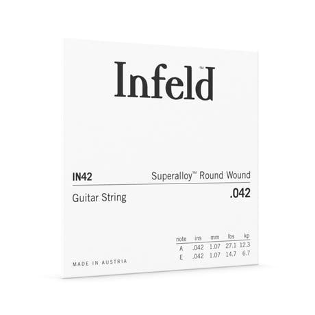 Thomastik-Infeld Superalloy elgitarstreng .042w, roundwound (IN42)