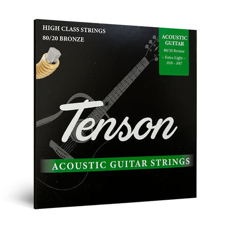 Tenson Bronze 80/20 westernstrenger .010-.047, Extra Light