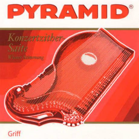 Pyramid 586.103 grepsstreng D til citer med pickup, rund nikkel
