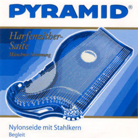 Pyramid 604/42 strengesett til harpesiter, 42 strenger, nylon