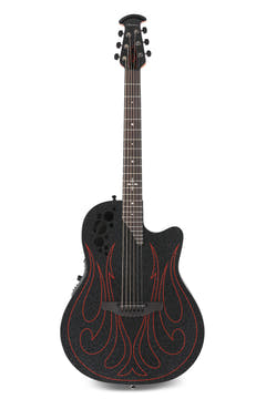 Ovation Elite Gus G. Signature Super Shallow 1868-GUS-G, Black Satin
