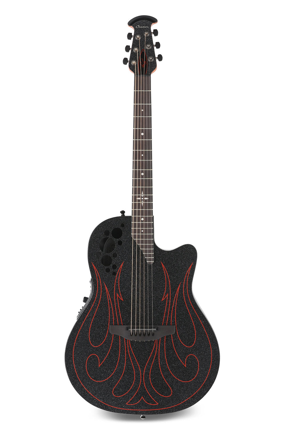 Ovation Elite Gus G. Signature Super Shallow 1868-GUS-G, Black Satin