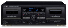 TEAC W-1200 dobbel kassettspiller (svart)