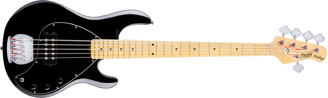 Sterling by Music Man Stingray5, RAY5 Svart, elektrisk bass