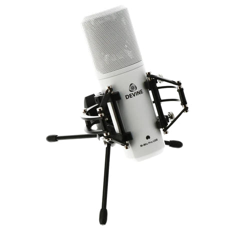 Devine M-Mic PRO mikrofon (USB), hvit