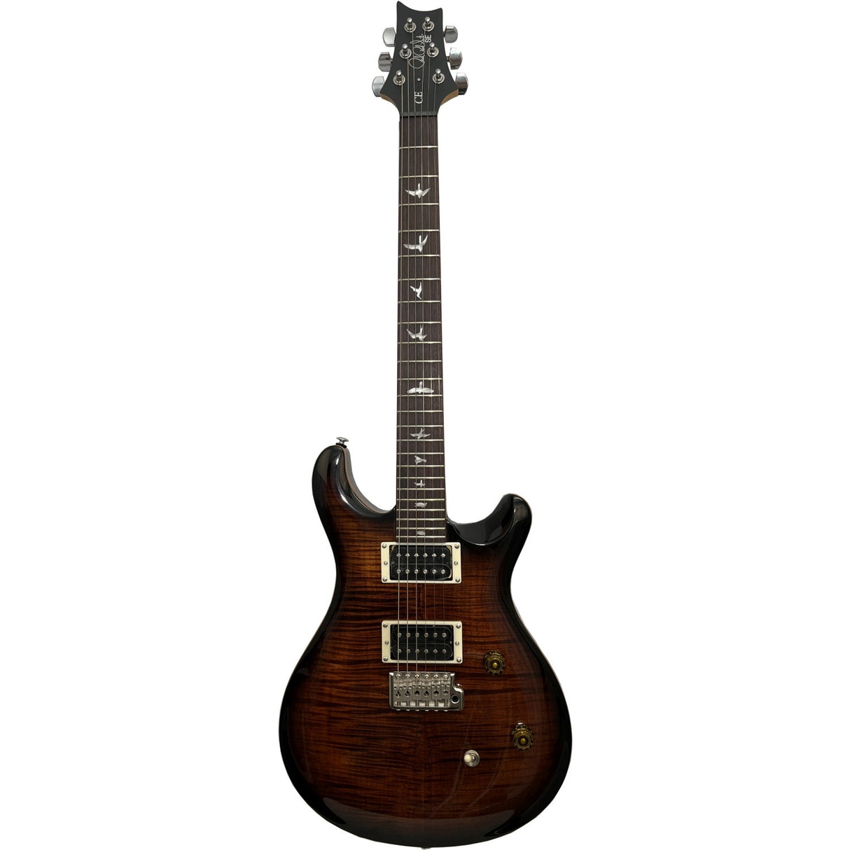 PRS SE CE24 Svart Gull Burst