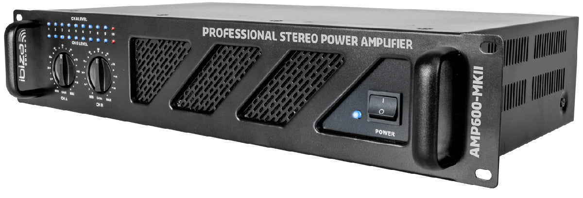 Ibiza AMP600-MKII effektforsterker (2x480W)