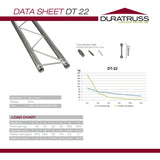 DuraTruss DT 22-100 1 meter rett
