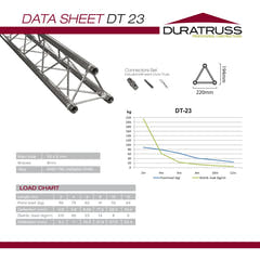 DuraTruss DT 23-T37V 3-veis vertikal T-stykke opp