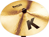 Zildjian 18 "K Dark Thin Crash Basin