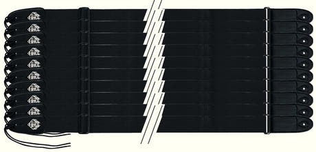 Fire & Stone Nylon Edition gitarremmer, 10 stk. svarte