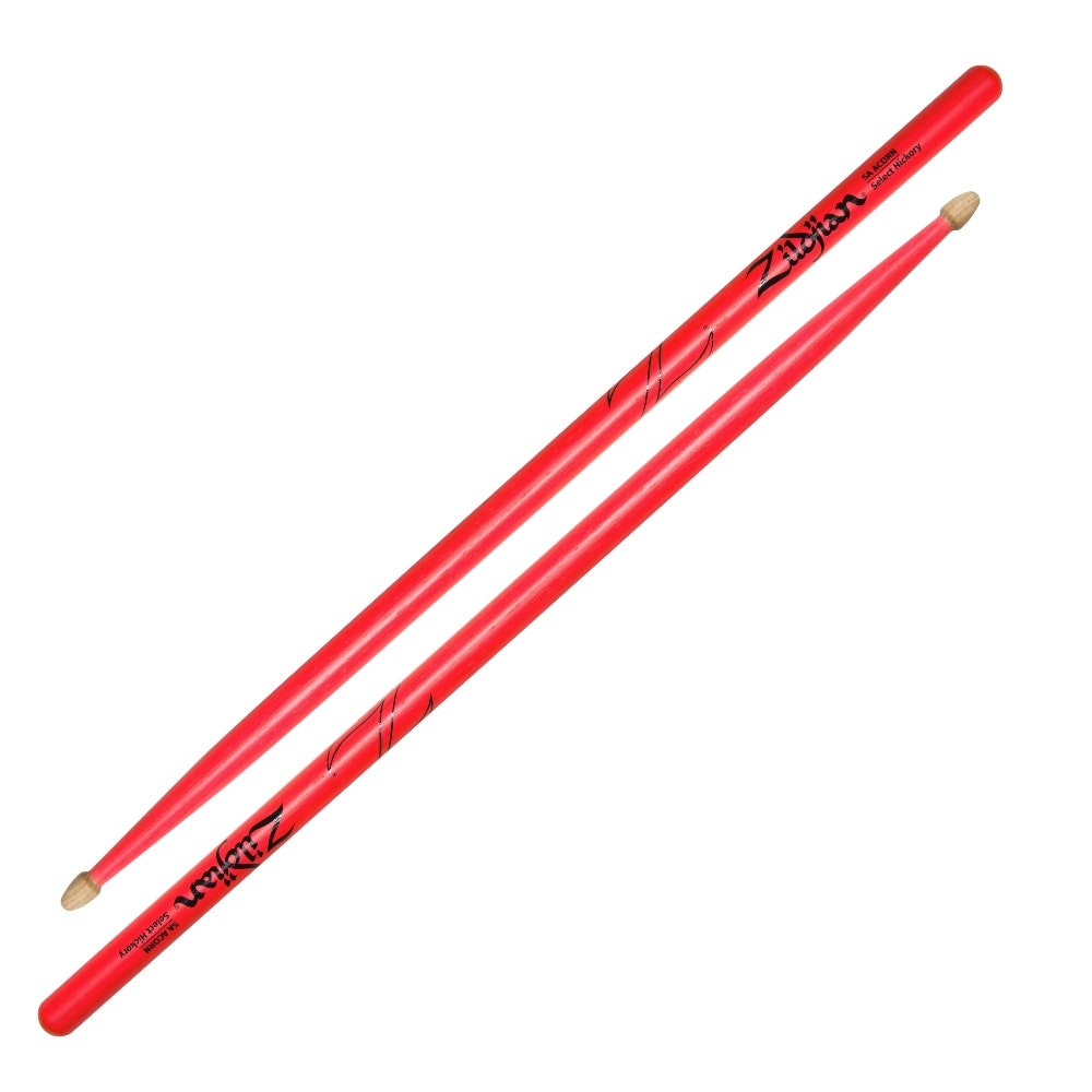 Zildjian 5A Eiken Neon Rosa - Tre spiss