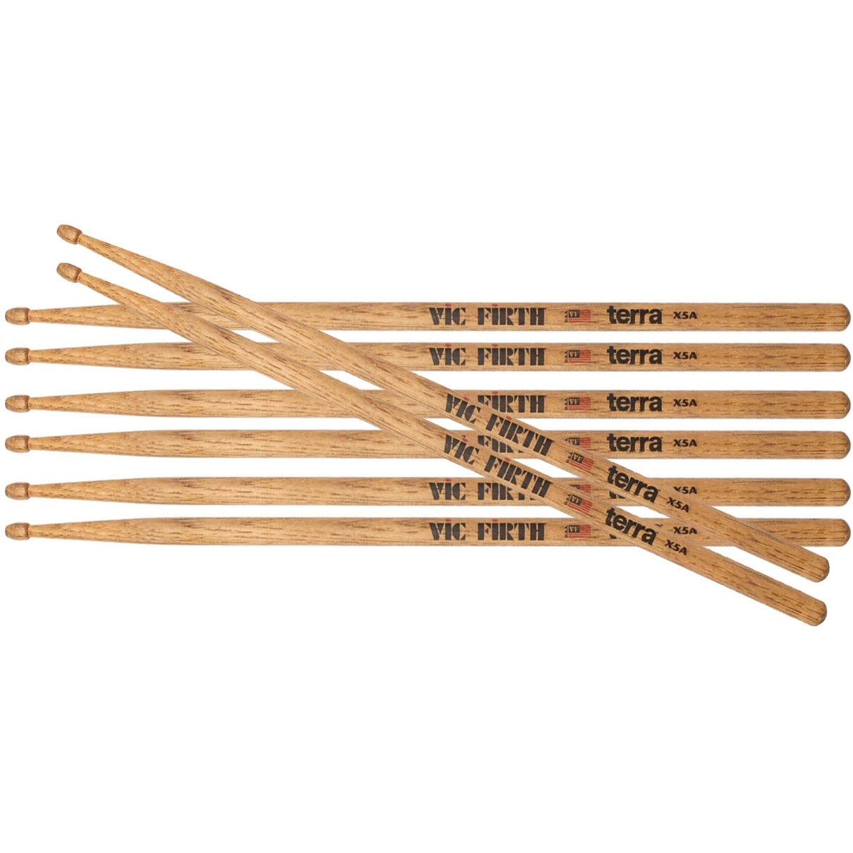 Vic Firth X5AT Terra Series Extreme 5A verdi pakke
