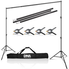 Bakgrunnsstativ – 200x200cm med cover og 4 klemmer