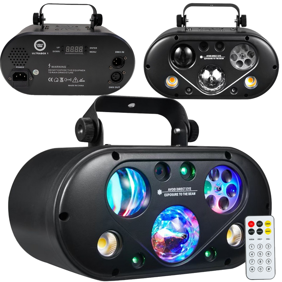 LIGHT4ME ULTRABOX 1 RGBA 6 LED-multieffektlampe