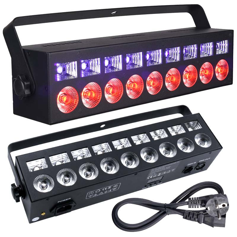 LIGHT4ME BATTEN MIX RGBW+UV vægvasker LED BAR strobe