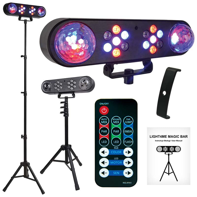 Light4Me Magic Bar diskokuleeffekt + stativ