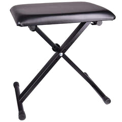 Keyboard- og Pianobenk i Metall, Sammenleggbar