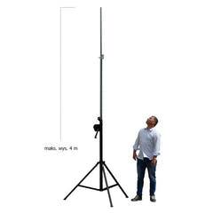 Wind-up stativ 4m (80 kg)
