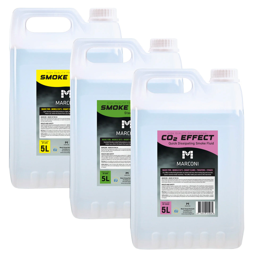 3 x 5L Røykvæske (Mix Pack)