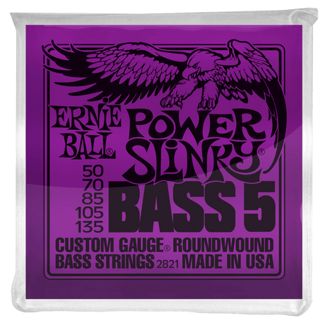 Ernie Ball Slinky Nikkel Wound Bass Strings (5)