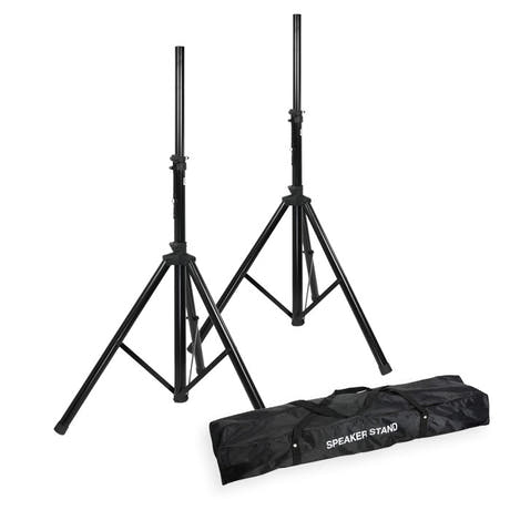 Høyttalerstativer med bag Bundle (30kg, 1,80m)