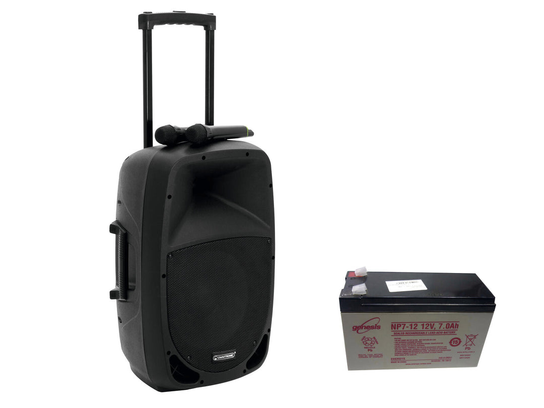 OMNITRONIC sett MES-12BT2 + batteri