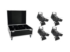 EUROLITE sett 4x LED THA-250F + koffert