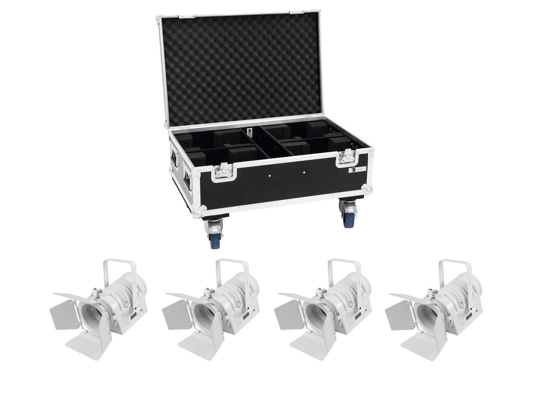 EUROLITE Set 4x LED THA-40PC wh + koffert
