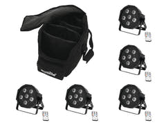 EUROLITE Sett 5x LED SLS-603 + myk bag