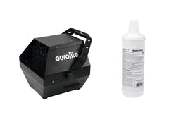 EUROLITE Set B-90 Bubble Machine black + Bubble Fluid 1 l