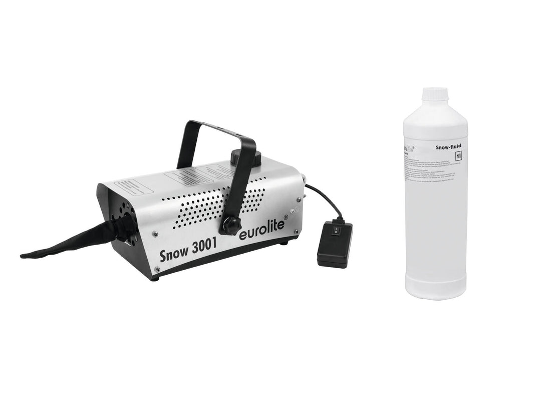 EUROLITE Set Snow 3001 snømaskin + Snow Fluid 1l