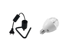 EUROLITE Set LED BC-1 RGB + Triangle Base svart