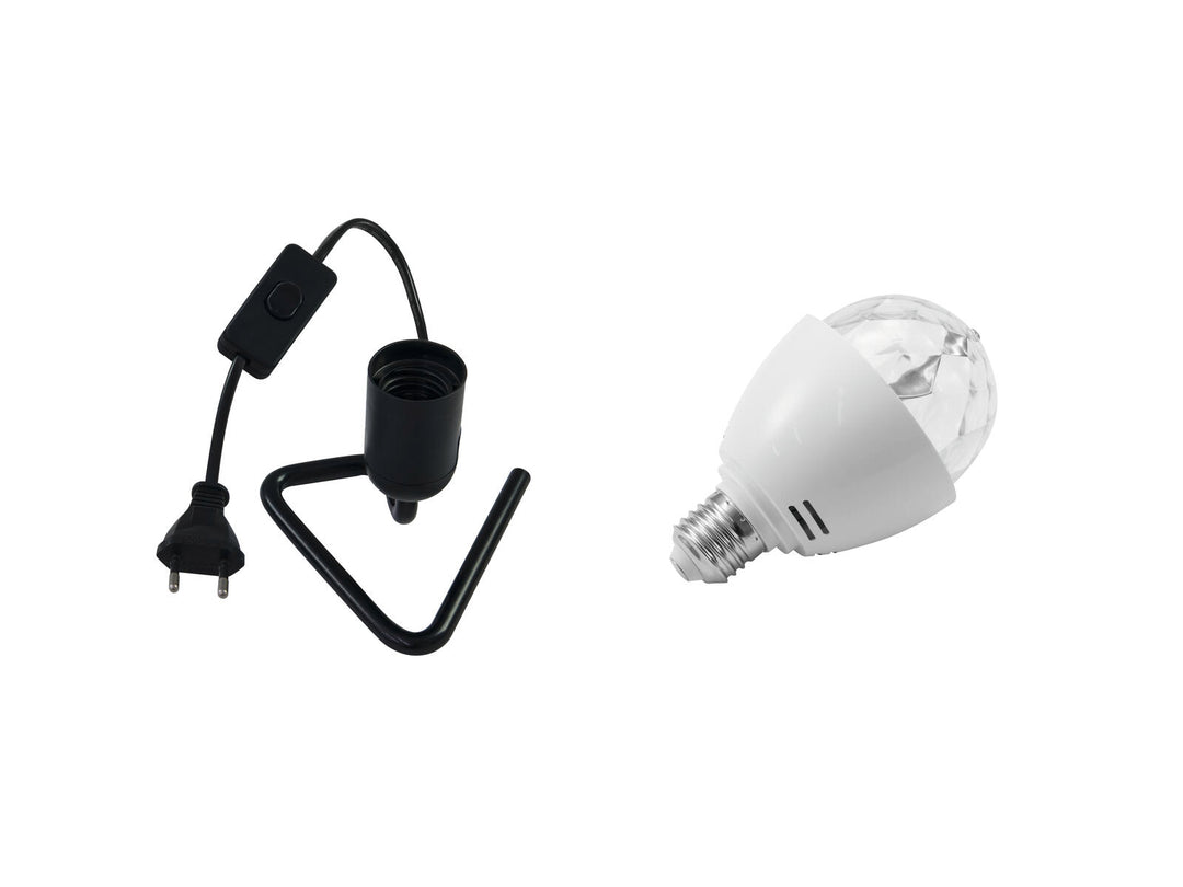 EUROLITE Set LED BC-1 RGB + Triangle Base svart
