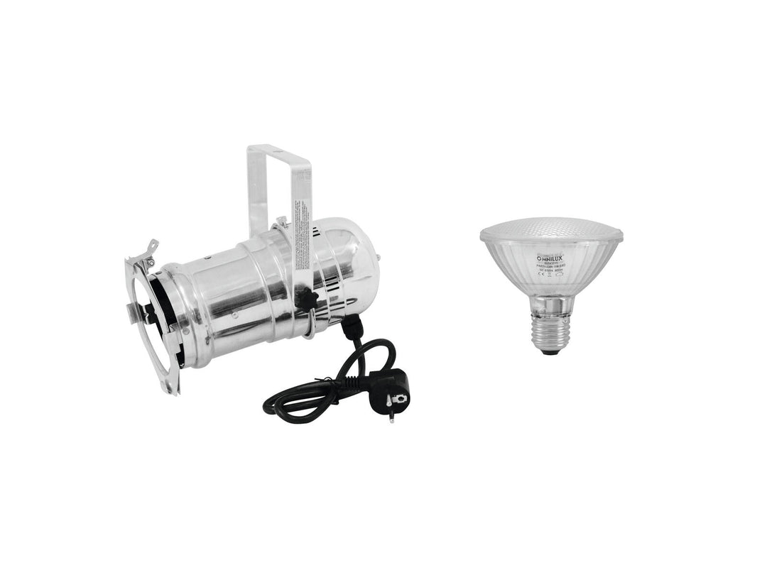 EUROLITE Sett PAR-30 Spot sil + PAR-30 230V SMD 11W E-27 LED 6500K