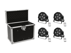 EUROLITE Set 4x LED SLS-603 + Case EC-SL4M størrelse M
