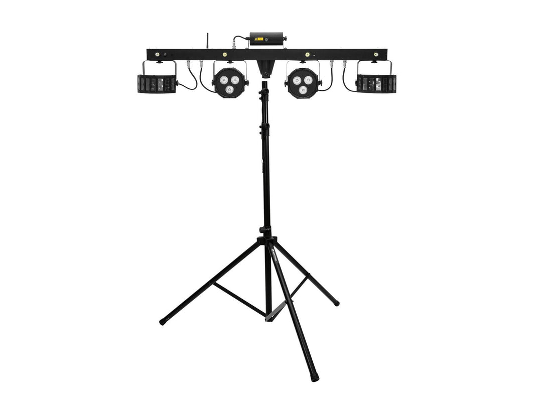 EUROLITE Set LED KLS Laser Bar FX Light Set + M-4 høyttalersystemstativ