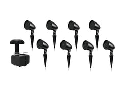 OMNITRONIC Set GSUB-8 nedfelt subwoofer + 8x PS-2.5GS projektorhøyttaler, svart