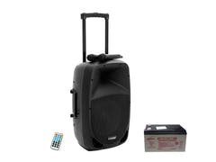 OMNITRONIC sett MES-15BT2 + batteri