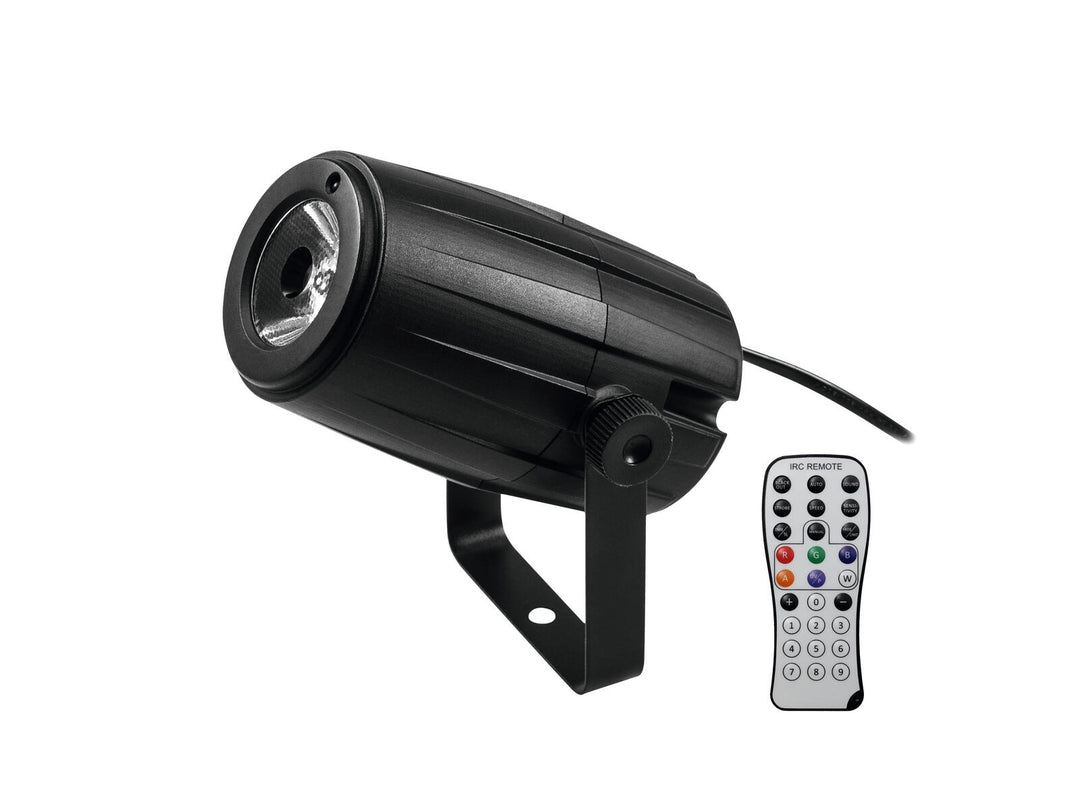 EUROLITE Mirror Ball 20cm med motor + LED PST-5 QCL Spot bk