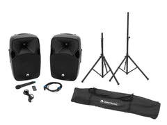 OMNITRONIC Sett XFM-212AP + høyttalerstativ MOVE MK2