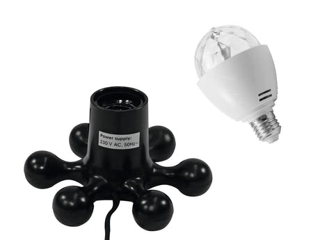 EUROLITE sett LED BC-1 RGB + Hexopus-base svart