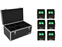 EUROLITE Sett med 6x LED TL-4 Trusslight + Case