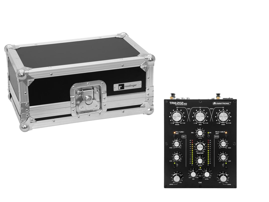 OMNITRONIC sett TRM-202MK3 + koffert